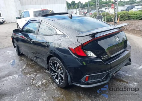 2018 Honda Civic Si из США, поврежденный, VIN 2HGFC3A54JH755809